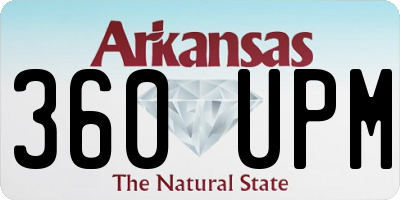AR license plate 360UPM