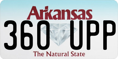 AR license plate 360UPP