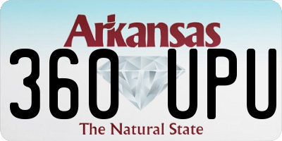 AR license plate 360UPU