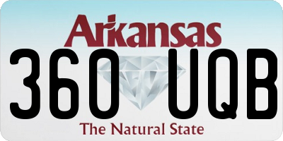 AR license plate 360UQB