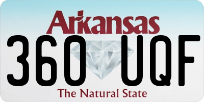 AR license plate 360UQF