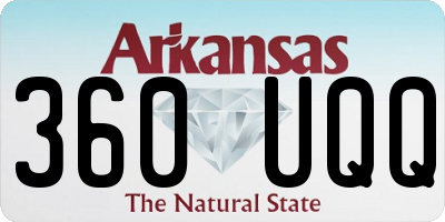 AR license plate 360UQQ
