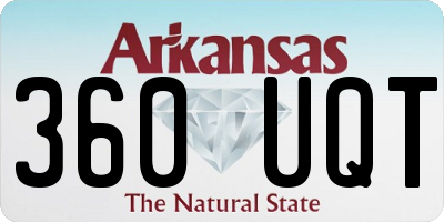 AR license plate 360UQT
