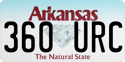 AR license plate 360URC