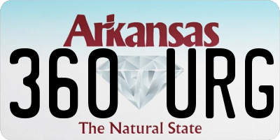 AR license plate 360URG