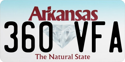 AR license plate 360VFA