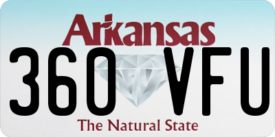 AR license plate 360VFU