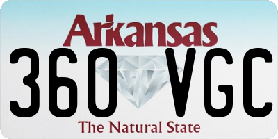 AR license plate 360VGC