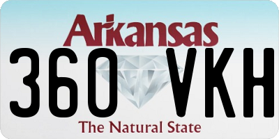 AR license plate 360VKH