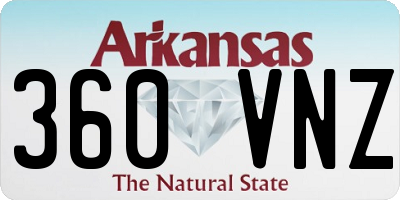 AR license plate 360VNZ