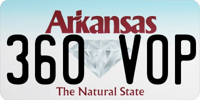 AR license plate 360VOP