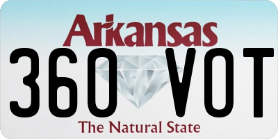 AR license plate 360VOT