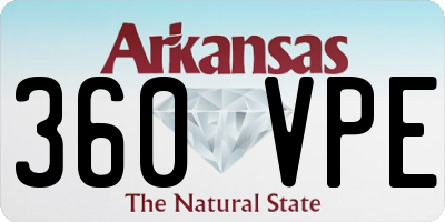 AR license plate 360VPE