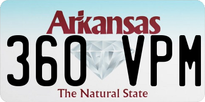 AR license plate 360VPM