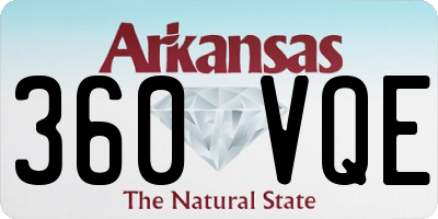 AR license plate 360VQE