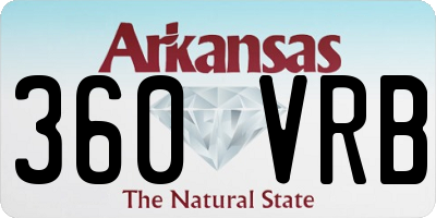AR license plate 360VRB