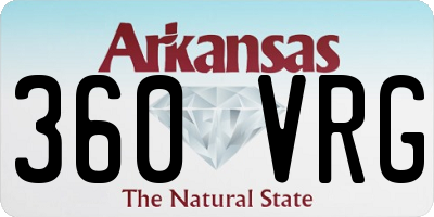 AR license plate 360VRG