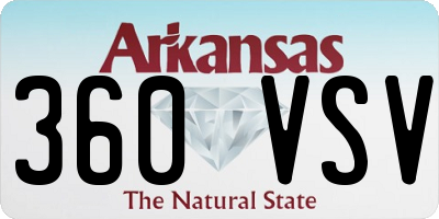 AR license plate 360VSV