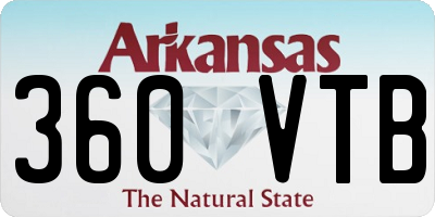AR license plate 360VTB