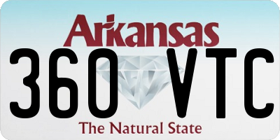 AR license plate 360VTC
