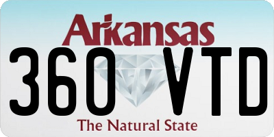 AR license plate 360VTD