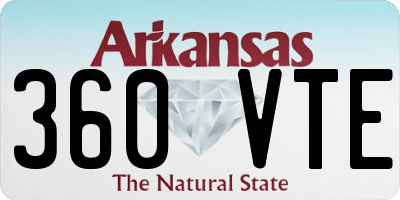 AR license plate 360VTE