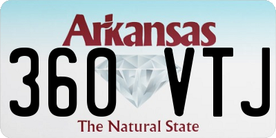 AR license plate 360VTJ
