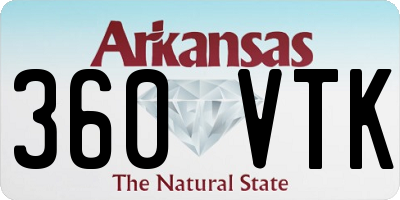 AR license plate 360VTK