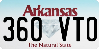 AR license plate 360VTO