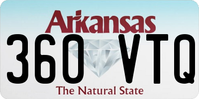 AR license plate 360VTQ