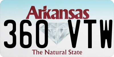 AR license plate 360VTW