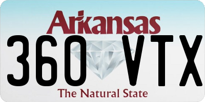 AR license plate 360VTX