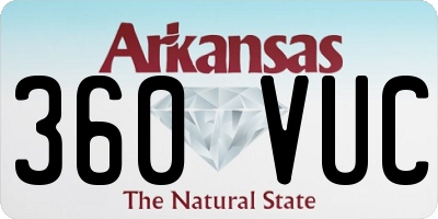 AR license plate 360VUC