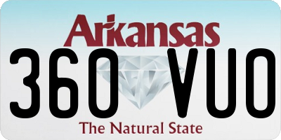 AR license plate 360VUO