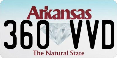 AR license plate 360VVD