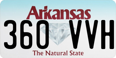 AR license plate 360VVH
