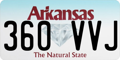 AR license plate 360VVJ