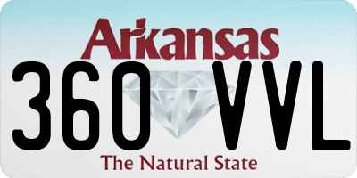 AR license plate 360VVL