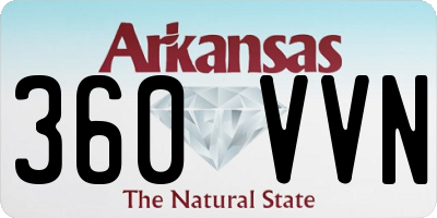 AR license plate 360VVN