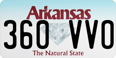 AR license plate 360VVO