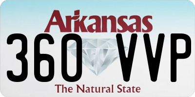 AR license plate 360VVP