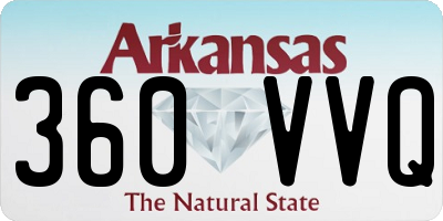 AR license plate 360VVQ