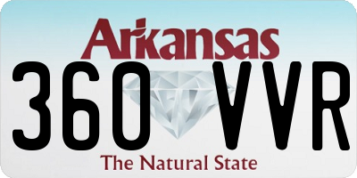 AR license plate 360VVR