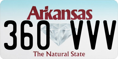 AR license plate 360VVV