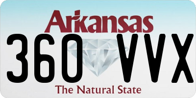 AR license plate 360VVX