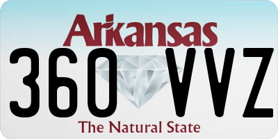 AR license plate 360VVZ