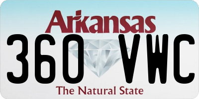 AR license plate 360VWC