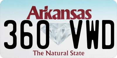 AR license plate 360VWD