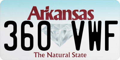 AR license plate 360VWF