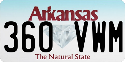 AR license plate 360VWM